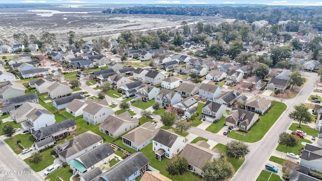 birds eye view of property featuring a residential view