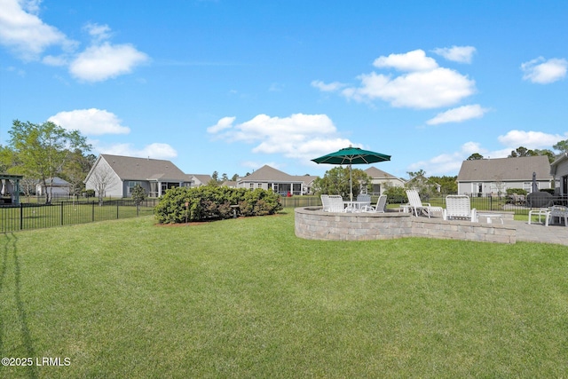 214 Lombards Mill Ln, Okatie, SC 29909 - view of yard with a residential view, fence, and a patio