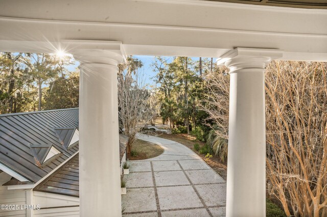 view of patio