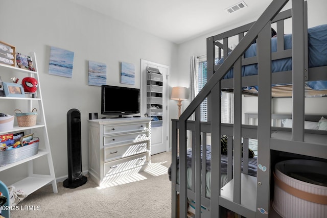 bedroom featuring carpet floors