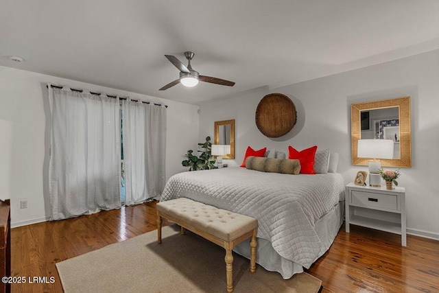 17 Audubon Rd, Ladys Island, SC 29907 - bedroom with wood finished floors and ceiling fan