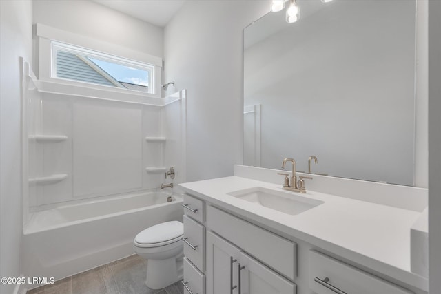41 Fairfield Rd, Beaufort, SC 29907 - bathroom with toilet, shower / washtub combination, and vanity