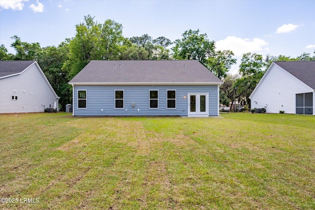 41 Fairfield Rd, Beaufort, SC 29907 - back of house featuring a yard and french doors