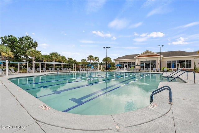 view of pool