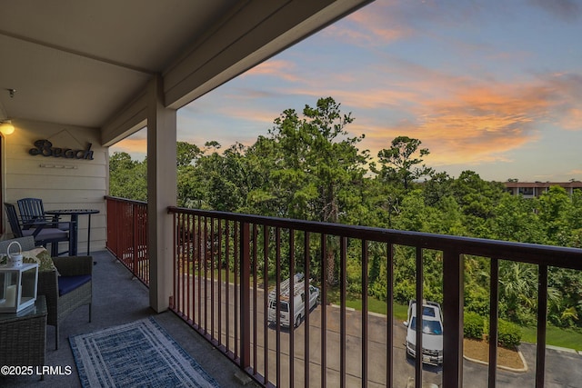 40 Folly Field Rd Unit 340, Hilton Head Island, SC 29928 - view of balcony at dusk