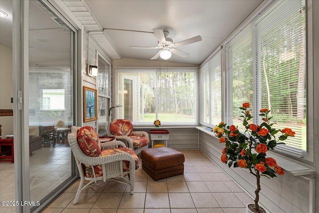 10 Screven Ct, Bluffton, SC 29909 - sunroom / solarium with ceiling fan