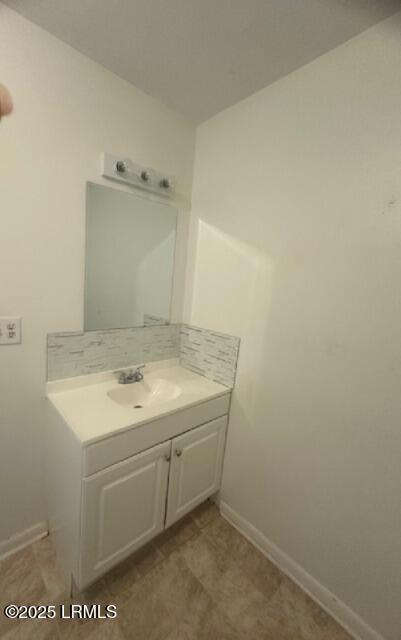 1006 Duke St, Beaufort, SC 29902 - bathroom featuring vanity and baseboards