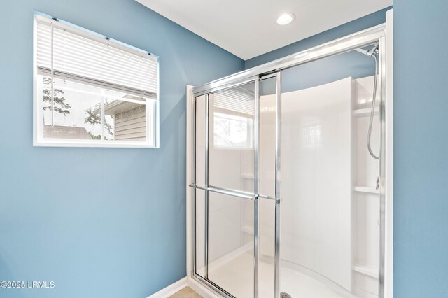 23 Toxaway Ln, Beaufort, SC 29906 - bathroom with a stall shower