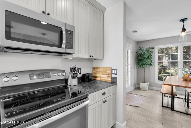 kitchen featuring appliances with stainless steel finishes