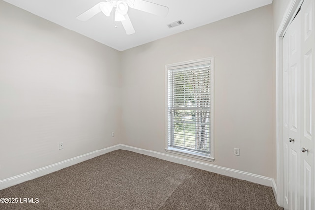 4 Applemint Ln, Beaufort, SC 29906 - spare room with carpet flooring and a ceiling fan