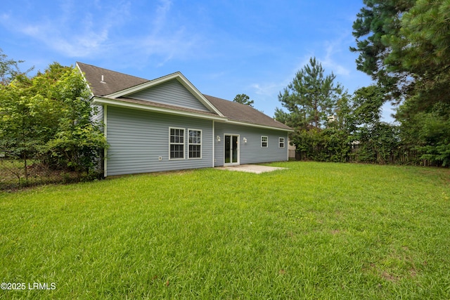 4 Applemint Ln, Beaufort, SC 29906 - back of property with a patio area and a shingled roof