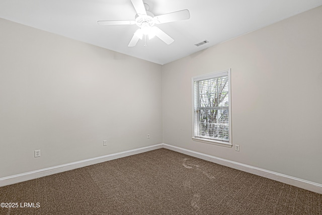 4 Applemint Ln, Beaufort, SC 29906 - carpeted spare room with baseboards and a ceiling fan