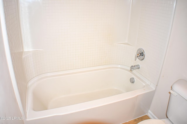 48 Pennyroyal Way, Beaufort, SC 29906 - bathroom featuring shower / tub combination and tile patterned flooring
