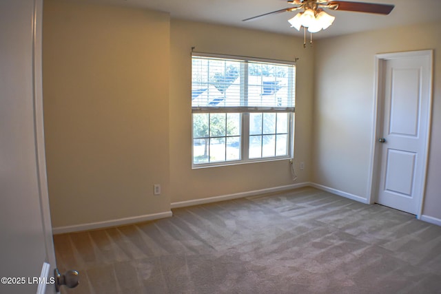 48 Pennyroyal Way, Beaufort, SC 29906 - carpeted spare room with ceiling fan and baseboards