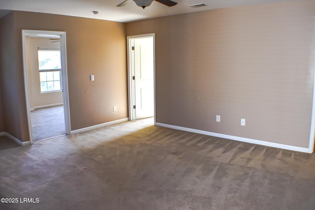 48 Pennyroyal Way, Beaufort, SC 29906 - empty room with carpet flooring and ceiling fan