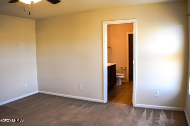 48 Pennyroyal Way, Beaufort, SC 29906 - unfurnished room featuring a ceiling fan and dark carpet