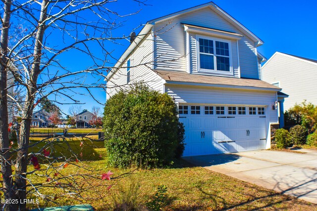 48 Pennyroyal Way, Beaufort, SC 29906 - view of front of property featuring a garage and driveway