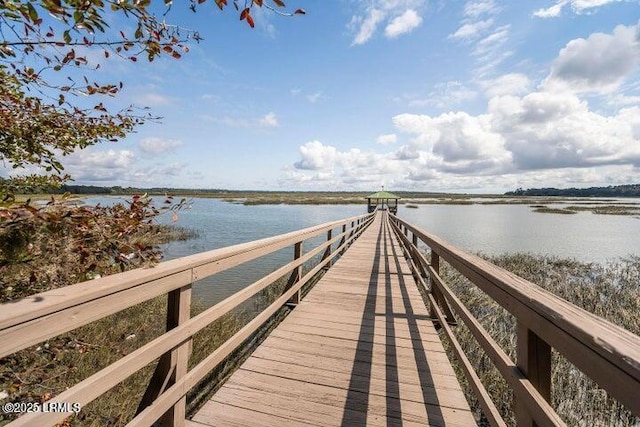 1 Wateree Ct, Beaufort, SC 29902 - dock with a water view