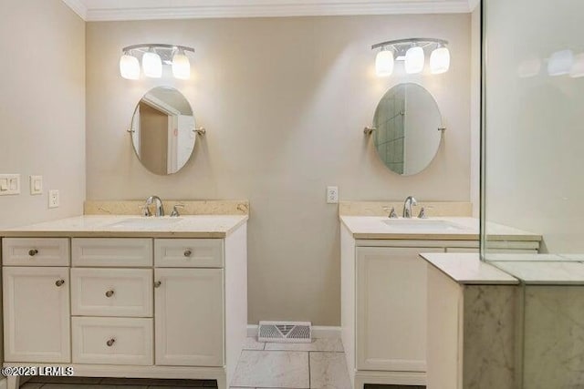 1 Wateree Ct, Beaufort, SC 29902 - full bath featuring crown molding and two vanities