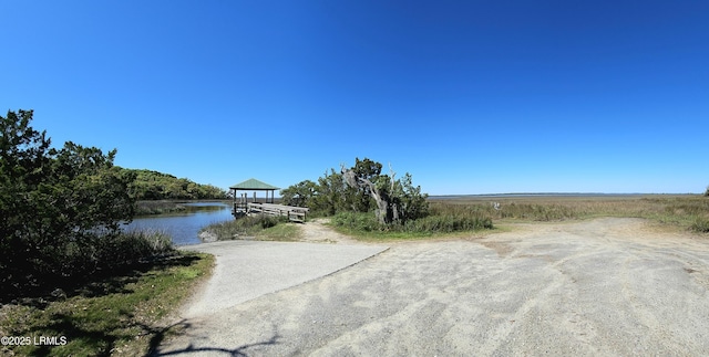 213 Old Plantation Dr W, Beaufort, SC 29907 - view of street with a water view