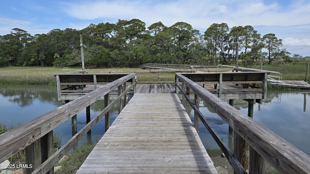 159 Beach Club Villa Dr Unit 159, Fripp Island, SC 29920 - dock featuring a water view
