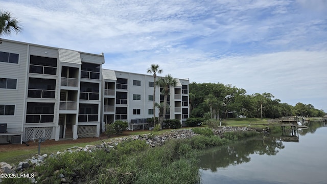 159 Beach Club Villa Dr Unit 159, Fripp Island, SC 29920 - view of apartment building / complex featuring a water view