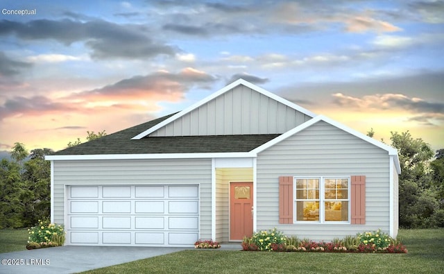 5 Veil Dr, Ridgeland, SC 29936 - view of front of house featuring roof with shingles, an attached garage, and driveway
