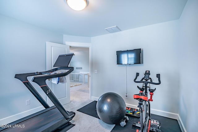 view of exercise room