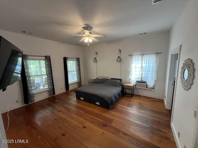3769 Rice Shire Rd, Ridgeland, SC 29936 - bedroom featuring hardwood / wood-style floors and ceiling fan