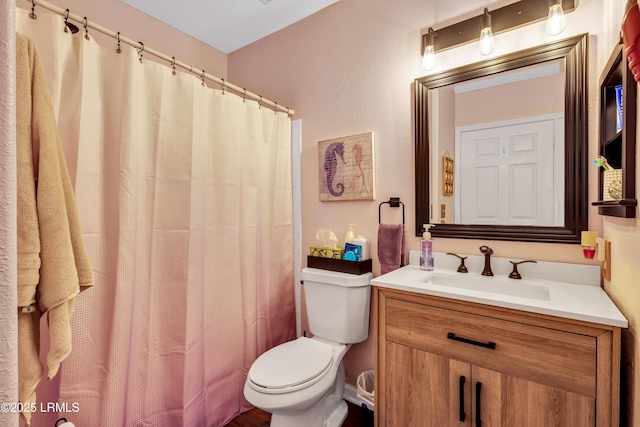 897 Fording Island Rd Unit 2708, Bluffton, SC 29910 - full bathroom with toilet, vanity, and curtained shower