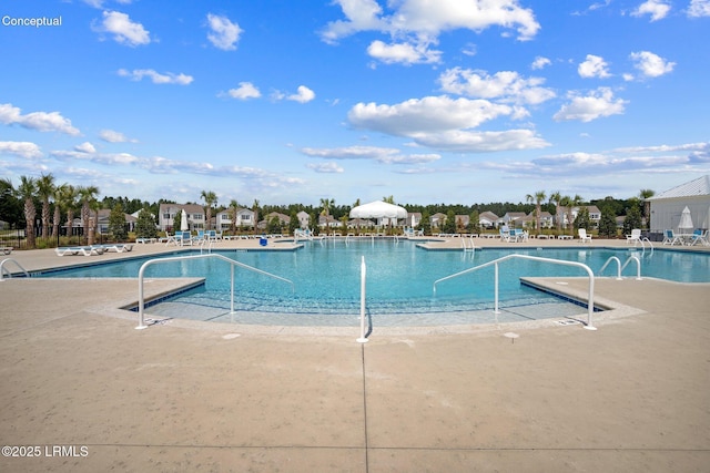 1449 Sanctum St, Ridgeland, SC 29936 - community pool with a patio area