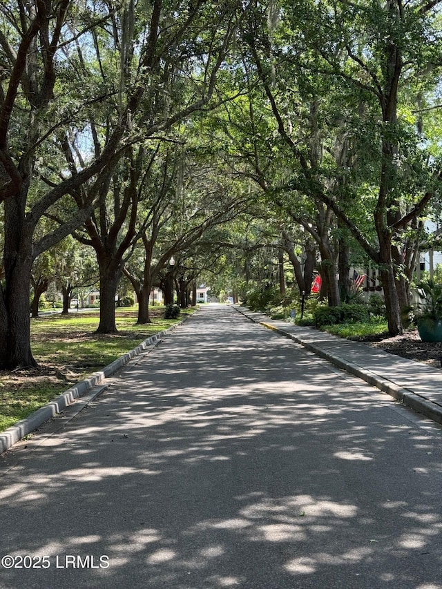 2654 Broad St, Beaufort, SC 29902 - view of asphalt road featuring curbs