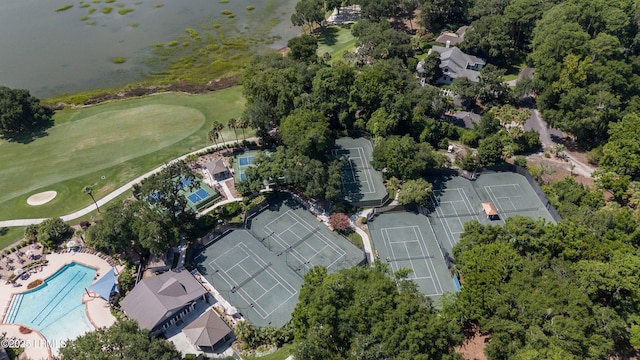 419 Bb Sams Dr, Saint Helena Island, SC 29920 - view of property location with a golf course and a pool area