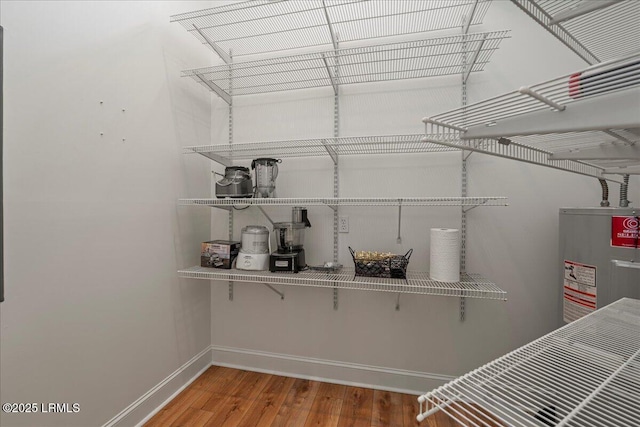 419 Bb Sams Dr, Saint Helena Island, SC 29920 - spacious closet with water heater and wood finished floors