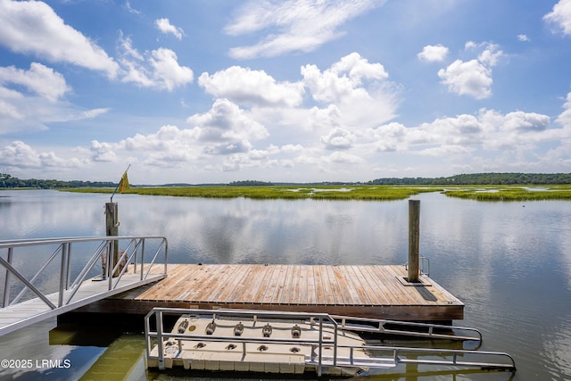 419 Bb Sams Dr, Saint Helena Island, SC 29920 - dock area featuring a water view
