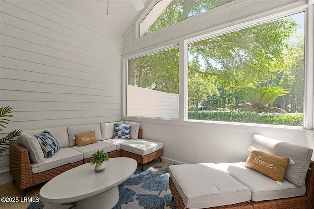 419 Bb Sams Dr, Saint Helena Island, SC 29920 - sunroom / solarium with lofted ceiling