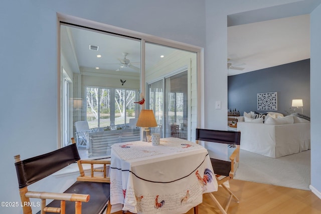 15 Padgett Dr, Bluffton, SC 29909 - living room with ceiling fan and light hardwood / wood-style flooring