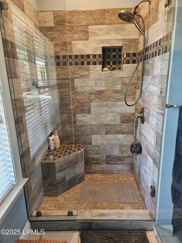 1118 Otter Cir, Beaufort, SC 29902 - bathroom featuring a stall shower