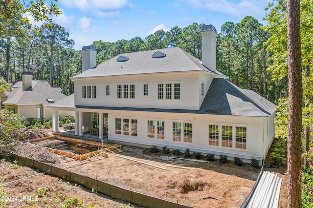 view of rear view of house