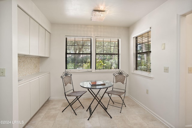 view of dining space