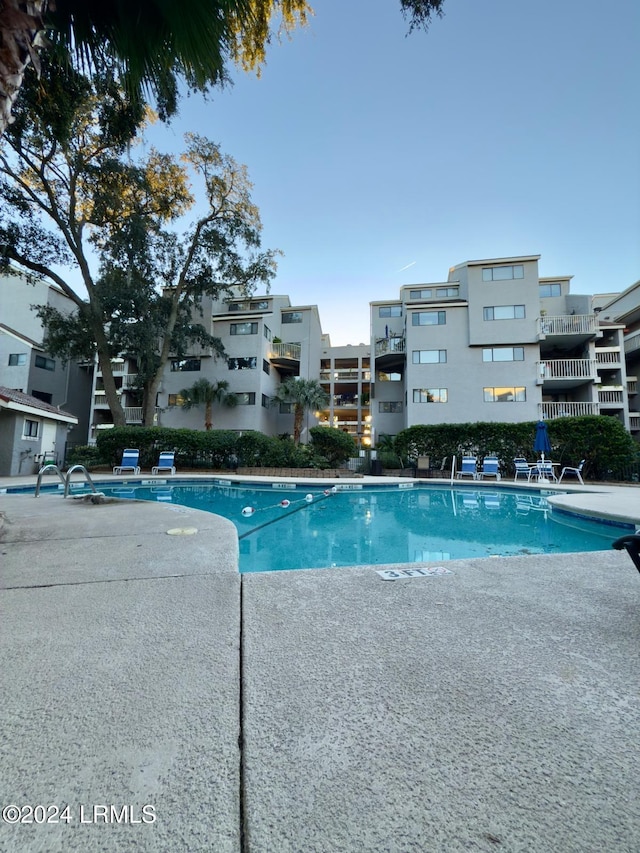 view of pool