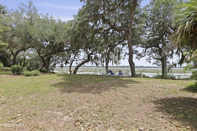 1413 Pigeon Point Rd, Beaufort, SC 29902 - view of yard featuring a water view