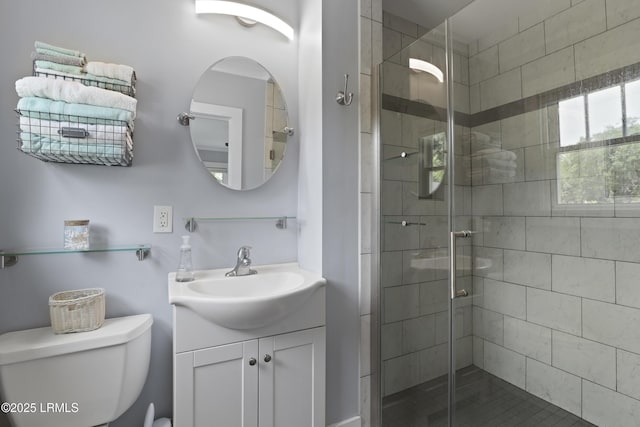 1413 Pigeon Point Rd, Beaufort, SC 29902 - full bath with toilet, a stall shower, and vanity