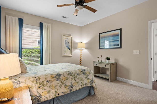 149 Kings Creek Dr, Bluffton, SC 29909 - carpeted bedroom with baseboards and a ceiling fan