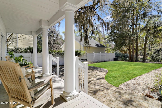 39 Barrington Ave, Bluffton, SC 29910 - view of patio with fence