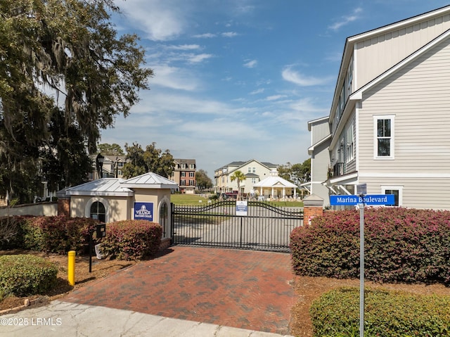 54 Battery Creek Club Dr, Beaufort, SC 29902 - view of gate with a residential view