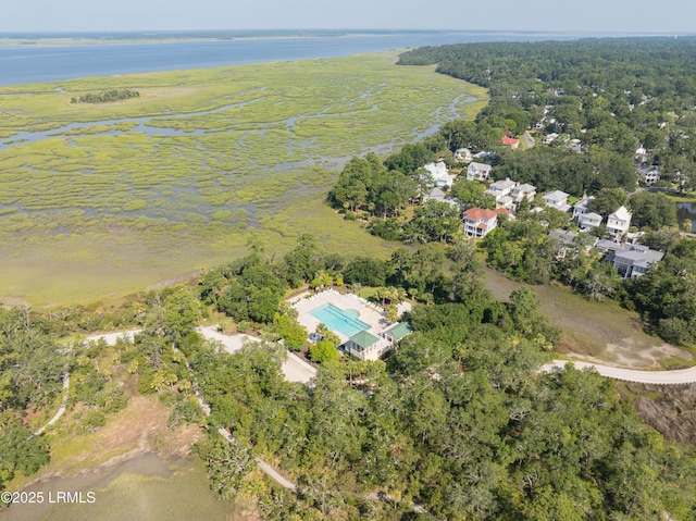 7 Canton Row, Beaufort, SC 29906 - aerial view of property's location with a nearby body of water