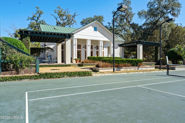 7 Canton Row, Beaufort, SC 29906 - exterior space featuring a tennis court