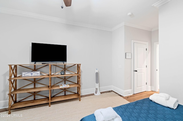 7 Canton Row, Beaufort, SC 29906 - bedroom with crown molding and wood finished floors