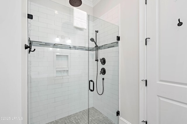 7 Canton Row, Beaufort, SC 29906 - full bath featuring a stall shower and ornamental molding